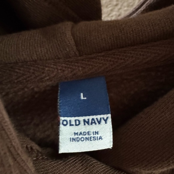 Old Navy Chocolate Brown Hoodie - Picture 3 of 3